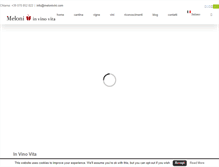 Tablet Screenshot of melonivini.com